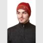 Preview: Alpaka Jacquard Mütze CHIMU rot mit Baumwollvlies