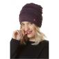 Preview: Apu Kuntur - Alpakamütze CAMINOS aubergine meliert