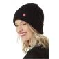 Preview: Mütze Bianca schwarz an der Dame