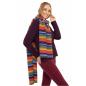 Preview: Seitenansicht Stickschal Iris