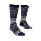 Preview: Premium Alpakasocken INKA - blau-sand