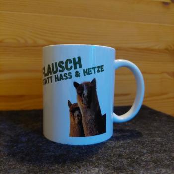 Tasse - Flausch statt Hass & Hetze