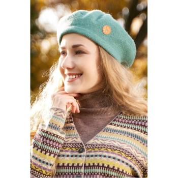 Preview: Alpaka Baskenmütze Beret  aus 100% Alpaka