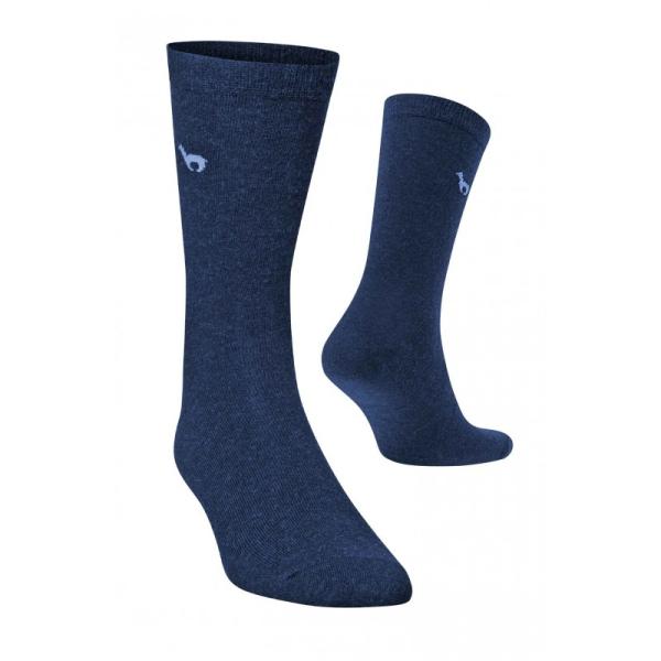 Alpaka Premium BUSINESS Socken - saturnblau