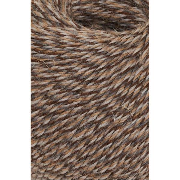 Alpakawolle SOCKENGARN braungrau-melange natur