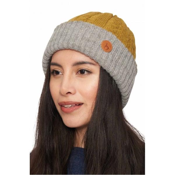 Wendemütze SUAVE senfgelb-silber