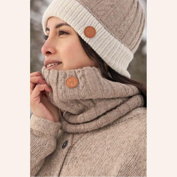 Apu Kuntur - Loopschal SUAVE - sand