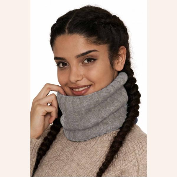 Apu Kuntur - Loopschal SUAVE - silber