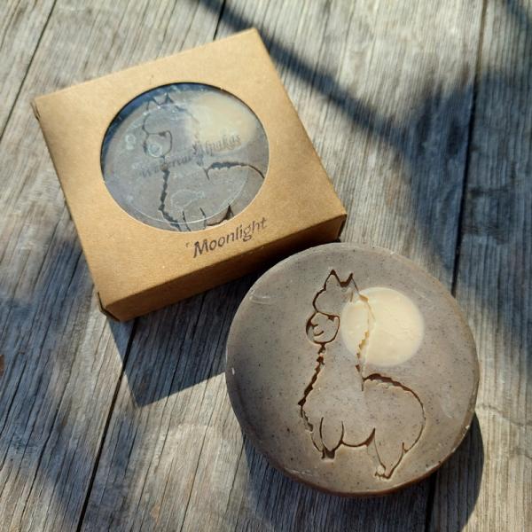 Seife mit Alpakakeratin "Moonlight"