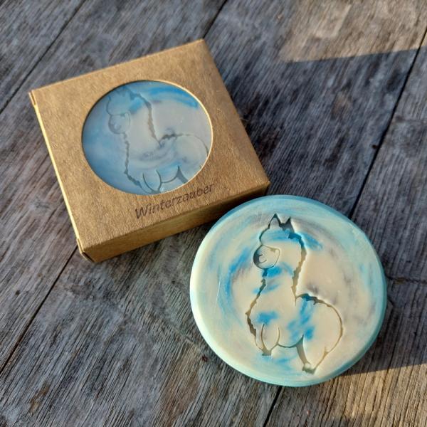 Seife mit Alpakakeratin "Winterzaube"