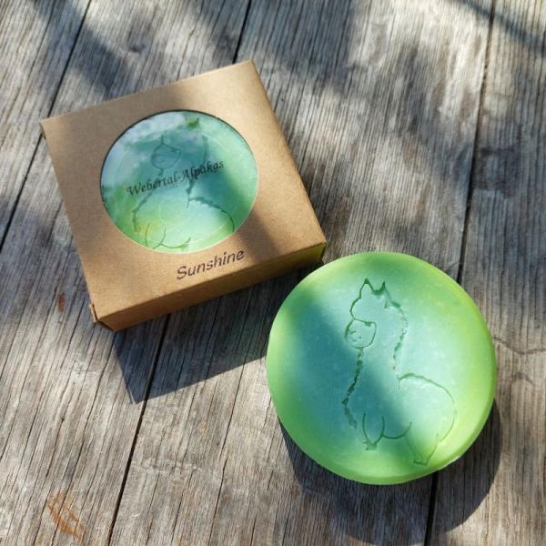Seife mit Alpakakeratin "Sunshine"